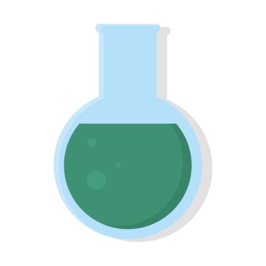 İzole kimyasal malzeme okul vektör çizimi