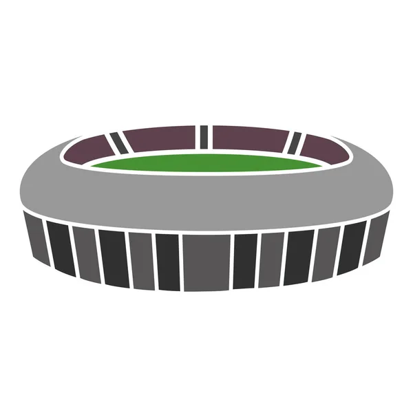 Isolated circle open stadium vector illustration — Stock Vector