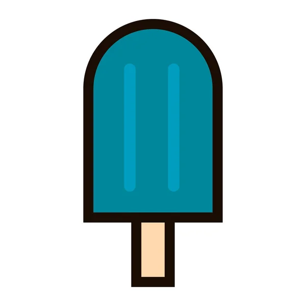 Isolierte Eis Sommer Ikone Vektor Illustration — Stockvektor