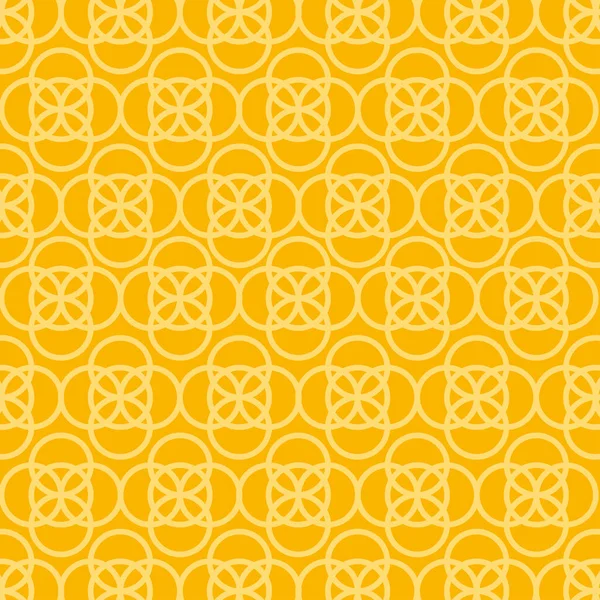Picture yellow circles lines patterns vector illustration — 스톡 벡터