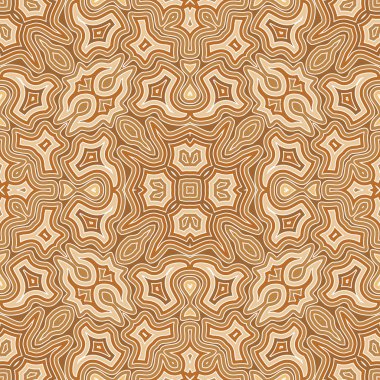 Altın tonları sorunsuz soyut desen