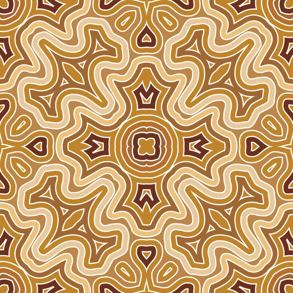 Patrón abstracto sin costuras en tonos de oro — Vector de stock