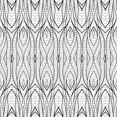 Kusursuz monokrom deseni