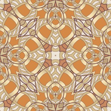 Dikişsiz desen arka planda parlak, altın renk