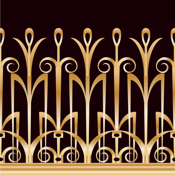 Art deco geometrik desen