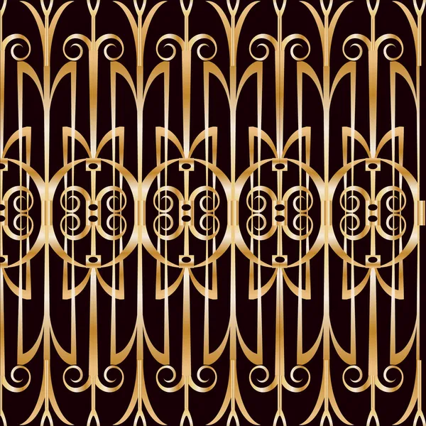 Геометрический узор в стиле ар-деко — стоковый вектор