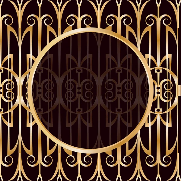 Art deco geometrik desen