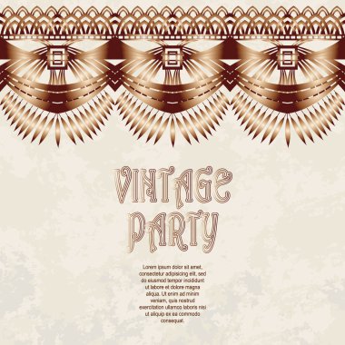 Davetiyeler için soyut desen