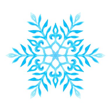 suluboya mavi kar tanesi