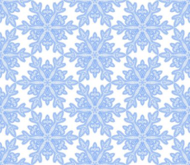 dantel kar taneleri ile Seamless Modeli