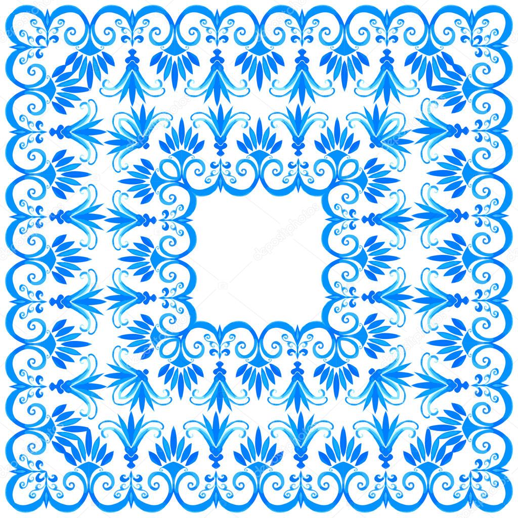 Vector seamless background with watercolor greek design pattern