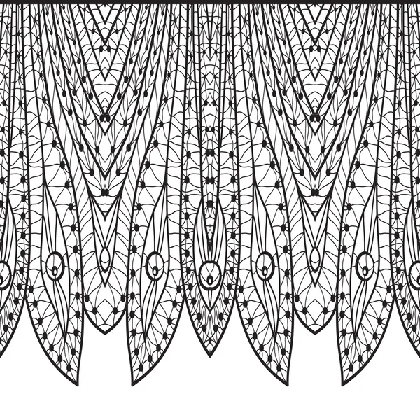 Modèle de dentelle sans couture — Image vectorielle