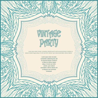 Dekoratif dekoratif çerçeve