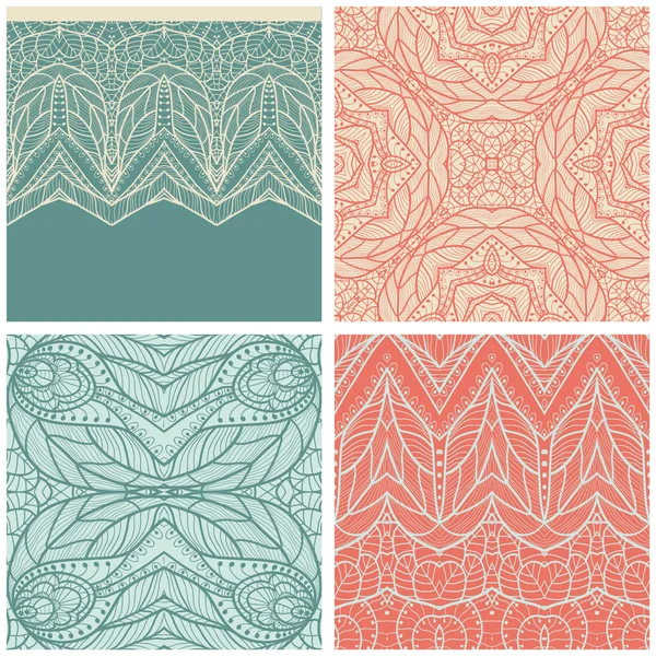 Lace patterns — Stock Vector