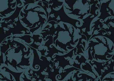 Barok, rokoko, Viktorya, Rönesans tarzında kusursuz desenler. Dekoratif tarzda.