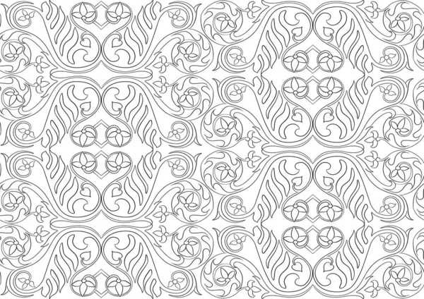 Interlacing abstract ornament in the medieval, romanesque style. — Stock Vector