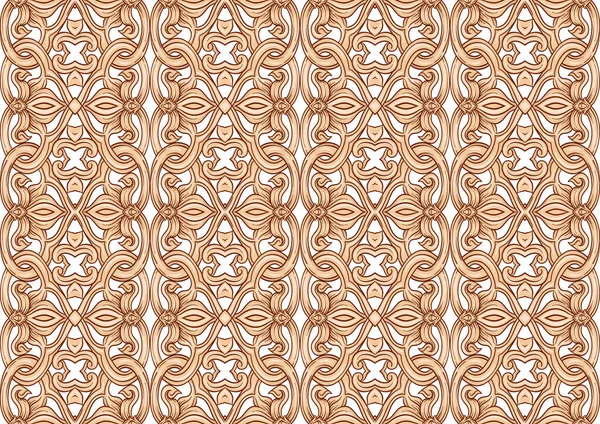 Interlacing abstract ornament in the medieval, romanesque style. — Vettoriale Stock