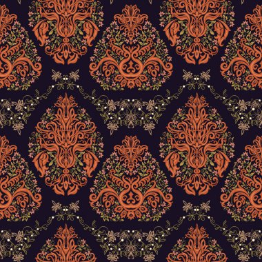 Klasik lüks, eski moda İspanyol aksesuarı, kraliyet Victoria çiçeği çiçeği..