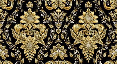 Klasik lüks, eski moda İspanyol aksesuarı, kraliyet Victoria çiçeği çiçeği.. 