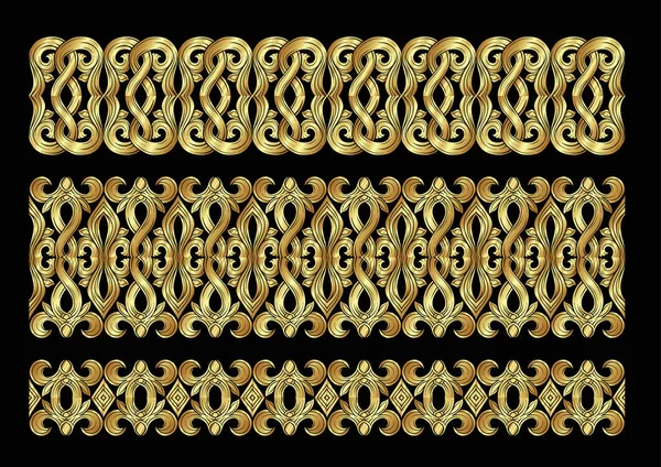 Interlacing abstract ornament in the medieval, romanesque style. — Stockvektor