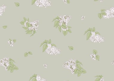 Eflatun çiçekler ile sorunsuz geçmiş. vektör çizim