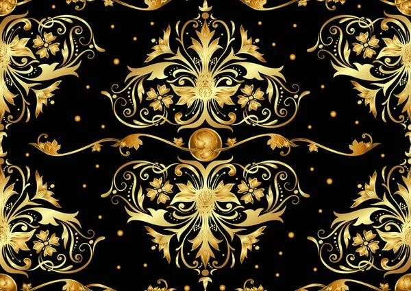 Kusursuz desen, arka plan Barok, rokoko, Victoria tarzı, rönesans tarzı. 