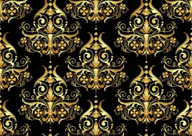 Kusursuz desen, arka plan Barok, rokoko, Victoria tarzı, rönesans tarzı. 