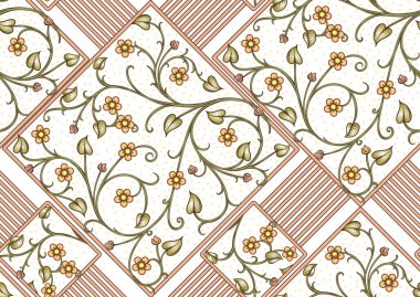 Bir sürü farklı fantezi çiçeği. Millefleur 'ların moda çiçek tasarımı.