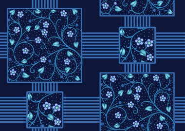 Bir sürü farklı fantezi çiçeği. Millefleur 'ların moda çiçek tasarımı.