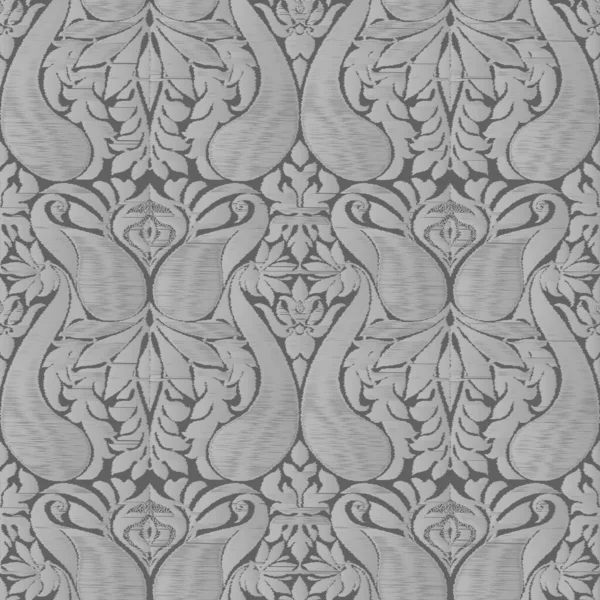 Paisley Traditional Damask Classical Luxury Old Fashioned Floral Ornament Seamless — 스톡 벡터