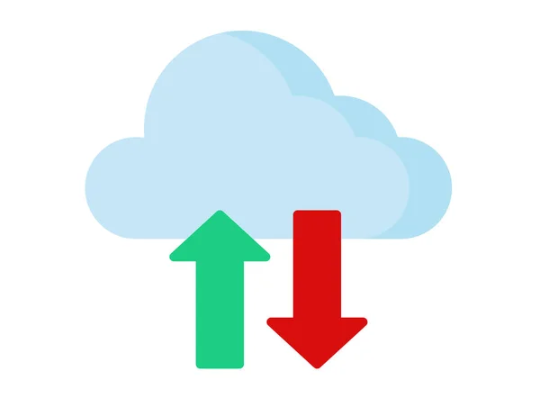 Logo Für Cloud Verbindungsdaten — Stockfoto