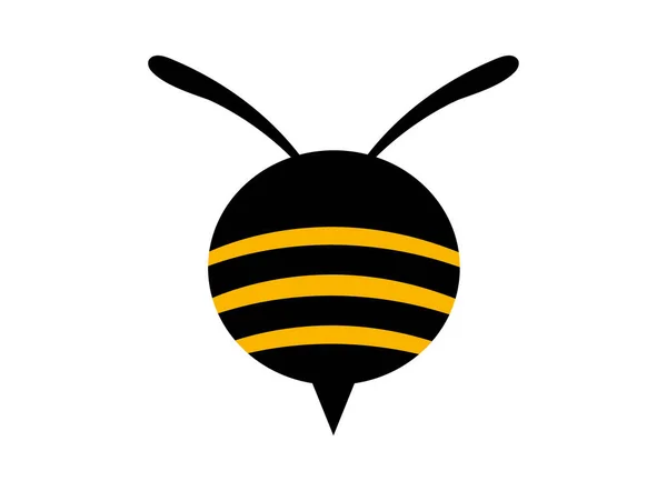 Imagem Ícone Logotipo Abelha — Fotografia de Stock