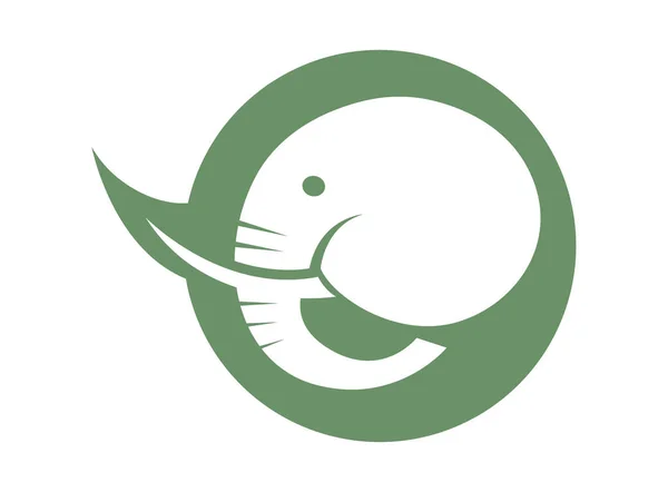 Logo Del Elefante Una Imagen Chat —  Fotos de Stock