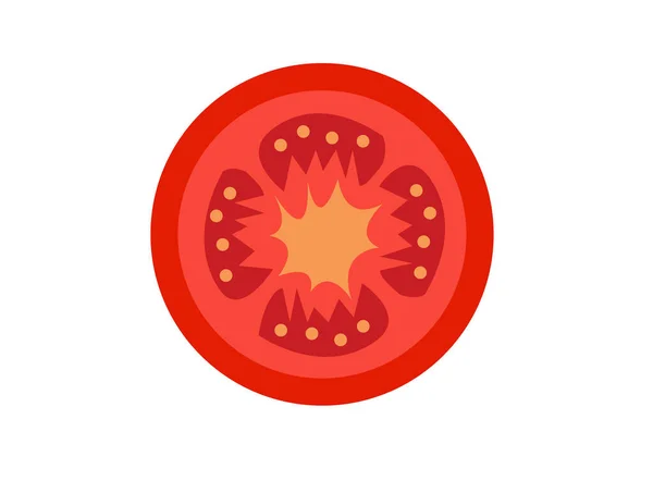 Icône Logo Tomate Image — Photo