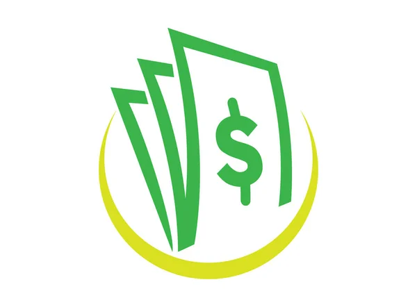 Logotipo Dinheiro Ícone Imagem — Fotografia de Stock