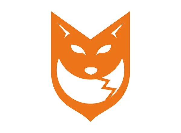Fuchs Logo Symbolbild lizenzfreie Stockbilder