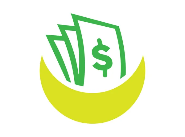 Geld Logo Symbol Bild lizenzfreie Stockbilder