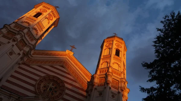 Bucharest Romania September 2018 Saint Spyridon New Metropolitan Cathedral Bucharest — ストック写真