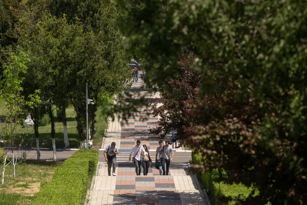 Bukarest Rumänien Mai 2022 Der Campus Park Der Polytechnischen Universität — Stockfoto