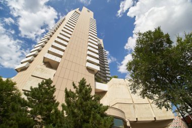 Bucharest, Romania - August 02, 2022: The newly renamed Grand Hotel Bucharest, former InterContinental, one of the most beautiful buildings of Romanian architecture.