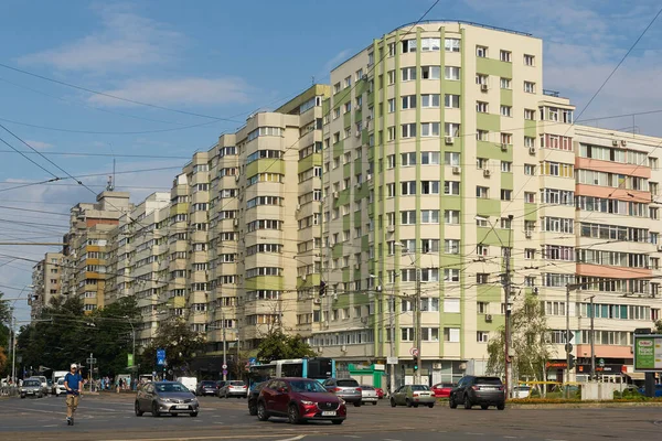 Bucarest Rumania Julio 2022 Vista Del Barrio Iancului Intersección Mihai — Foto de Stock