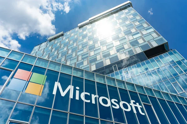 Bukarest Rumänien Juni 2022 Blick Auf Die Zentrale Von Microsoft — Stockfoto
