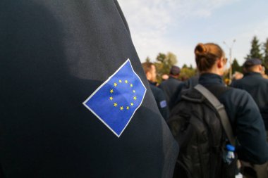 Bucharest, Romania - October 18, 2018: Teams at EU Module Exercises 