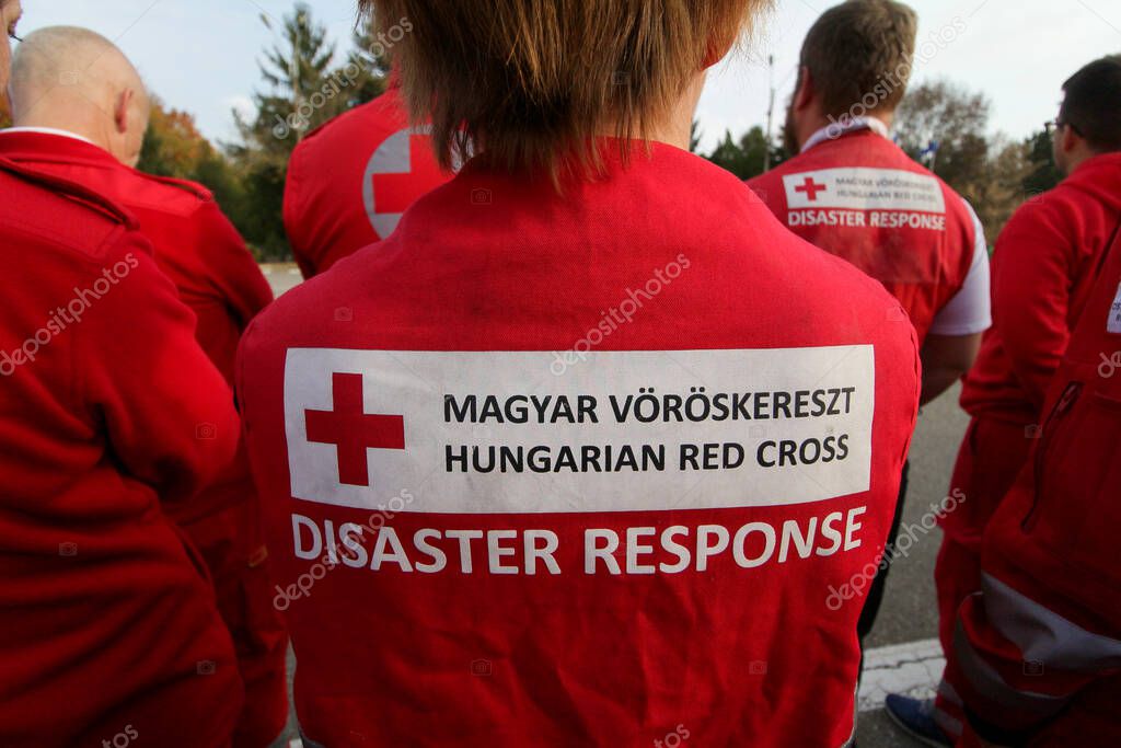 Bucharest, Romania - October 18, 2018: Teams at EU Module Exercises 