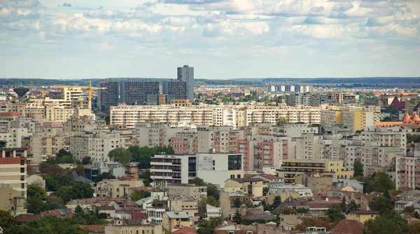 Βουκουρέστι Ρουμανία Σεπτεμβρίου 2022 Υψηλή Θέα Στην Πόλη Μεγάλες Γειτονιές — Φωτογραφία Αρχείου