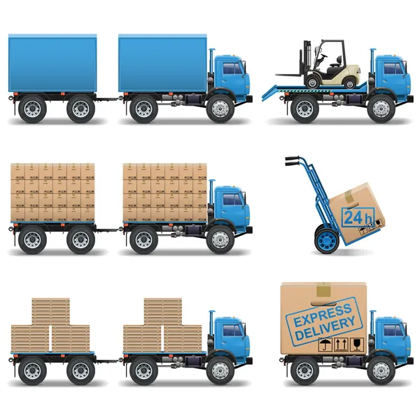 Vector shipment icons set 5 — Stock Vector