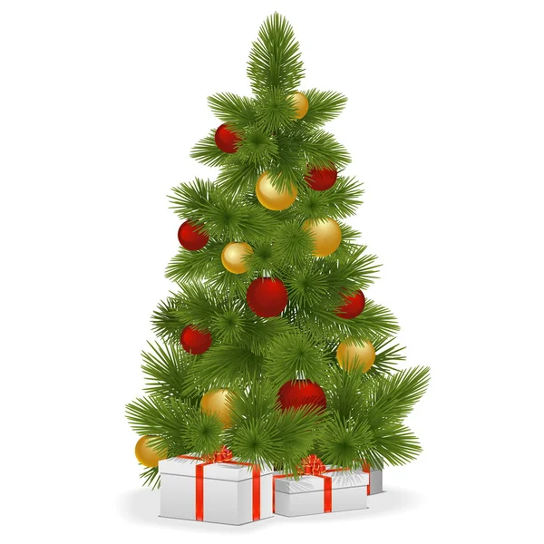 Vector árbol de Navidad — Vector de stock