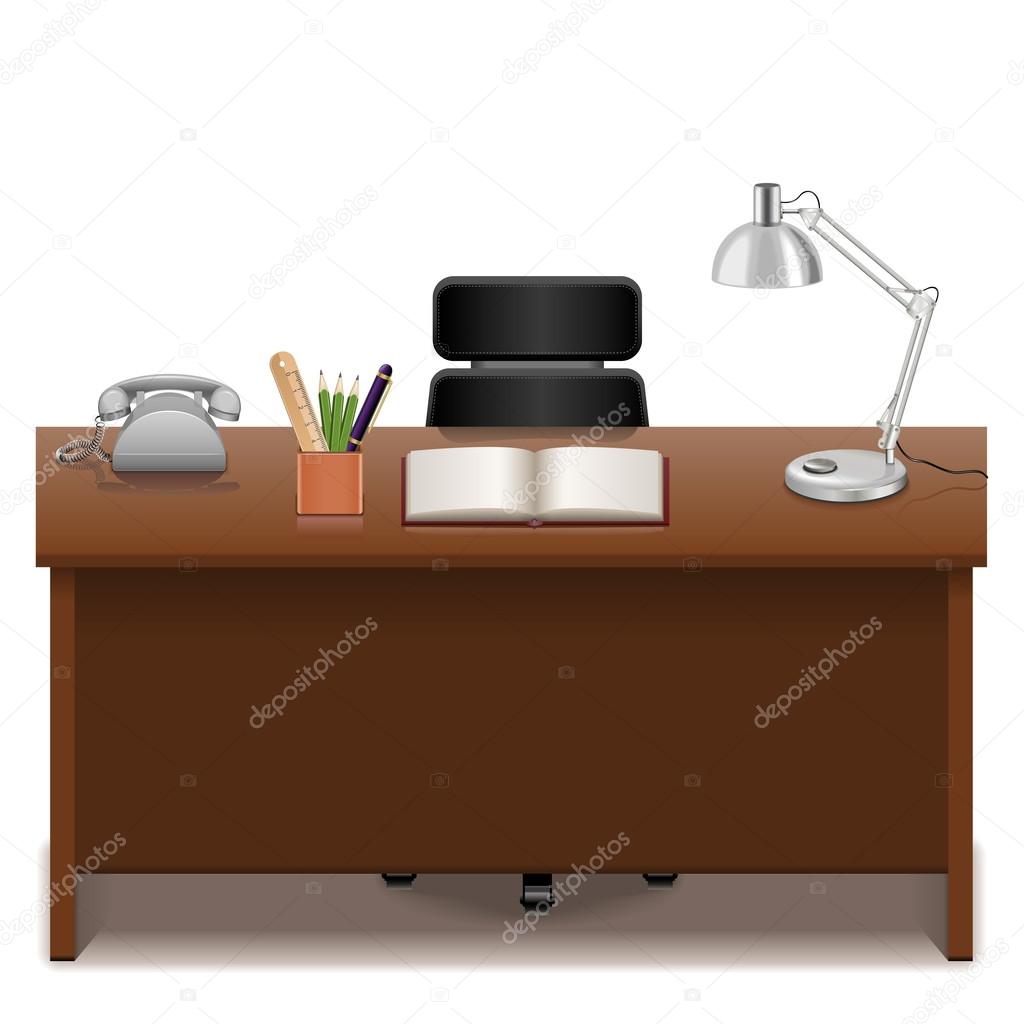Vector Office Table