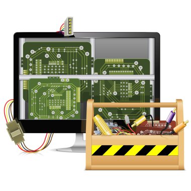 vektör bilgisayar onarım toolbox ile
