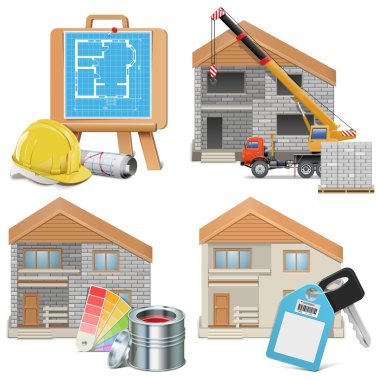 vektör homebuilding kavramı